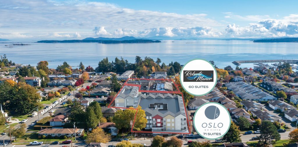 Sidney By The Sea Apartment Portfolio, Sidney, BC
2 Apartment Buildings | Combined 131  Suites
Located just 25 minutes from Downtown Victoria

Status: Under Contract