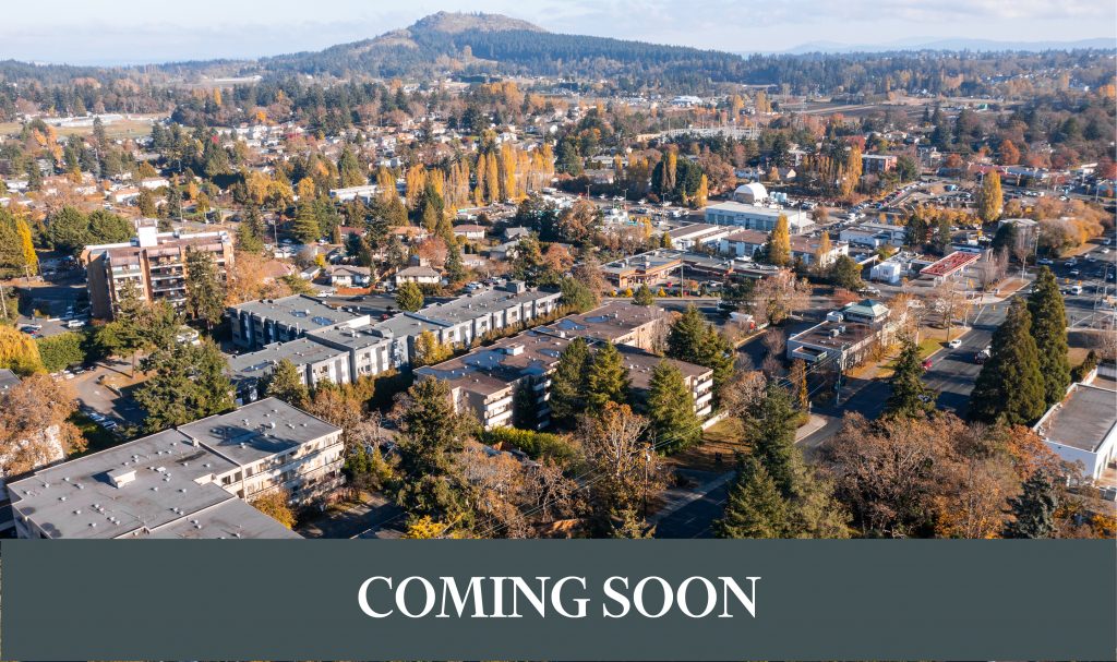 Rental Apartment Building, Saanich, BC
Scalable rental apartment building with
upside and attractive suite mix
Status: COMING SOON