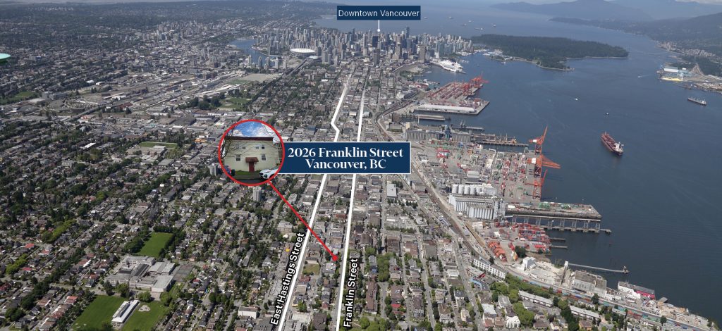 Prominently located rental apartment building
2026 Franklin Street, Vancouver, BC
Boutique 8-suite apartment building with upside
Located in trendy East Vancouver
List Price $2,395,000 | 3.3% Cap Rate