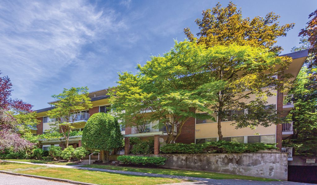 Abana Court Apartments 
5454 Balsam Street, Vancouver, BC
33 well-maintained suites
Rare Kerrisdale Location nearby amenities & services
List Price: Contact Agents for Details