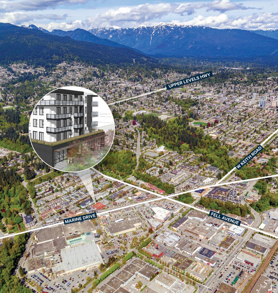 Mixed-Use Rental Development Site
880 West 15th Street, North Vancouver, BC
13,202 SF Site | 5 Storey | 41 Rental Units + 3 CRU
Located on high-traffic Marine Drive in North Vancouver
List Price: Contact Agents for Details